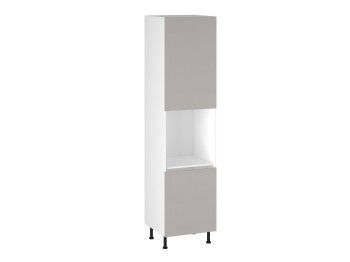 Шкаф-пенал 960 ПГ-60, Виста (600*586*2456) Экокожа Бежевый, 26486