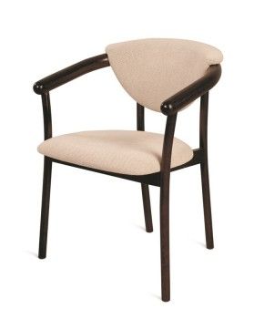 Кресло венское Виенна (темный тон/бежевый М02)