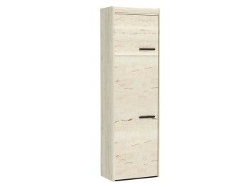 Шкаф М-2, 1-но дверный, Мале (600*384*2000) Дуб галифакс белый, 31206