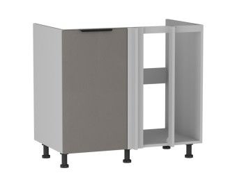 Стол под мойку угловой СМУ-100, Ватель (900*554*820) Экокожа Мокко, 23713