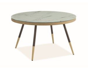 Стол журнальный Signal VEGA B (мраморный эффект/черный)