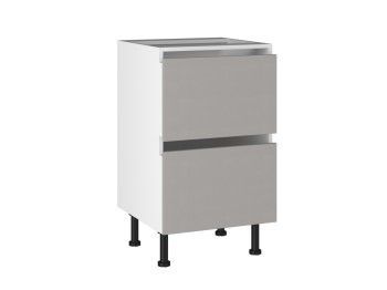 Стол с ящиками СЯ-(2)-50, Виста (500*523*870) Экокожа Бежевый, 26412