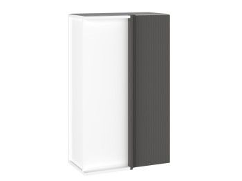 Шкаф 960 ШВП-60 правый, Виста (600*350*960) Экокожа Серый, 26719