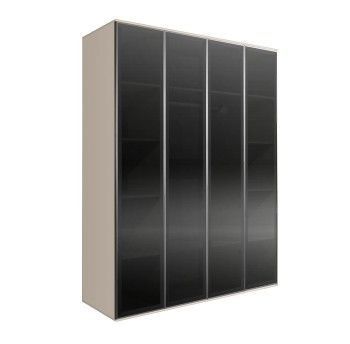 Шкаф 4-х дверный Bogemia Air (Слоновая кость/Серебро) БМШ2/4(4)