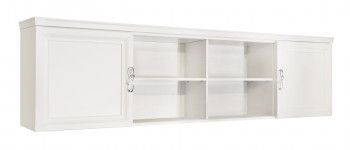 Секция навесная мост Мишель белый матовый