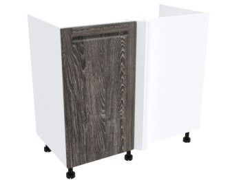 Стол под мойку угловой СМУ-100 л, Грей (900*470*820) Шале Серебро, 21450