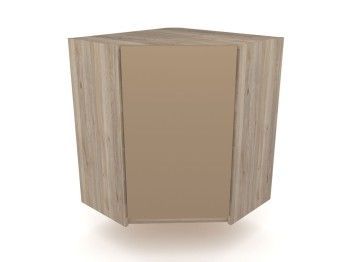Шкаф угловой ШУ-60, Оттава (600*600*720) Дуб Мария/Бежевый, 22232