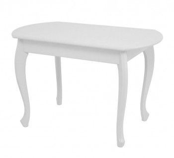 Стол Венеция (Белый/массив березы, Шпон)