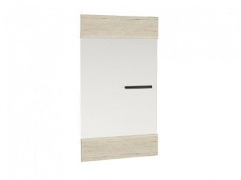 Дверь со стеклом М-8 для пенал М-3 и М-4, Мале (560*20*952) Дуб галифакс белый, 31211