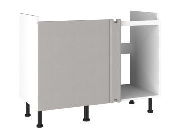 Стол под мойку угловой СМУ-120, Виста (1100*534*870) Экокожа Бежевый, 26505