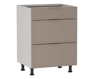 Стол с ящиками СЯ-60 (140/284), Берта (600*528*820) Мокко, 25124