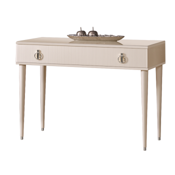 Стол туалетный Римини СОЛО (Бежевый/Серебро) РМСТ-1(s)