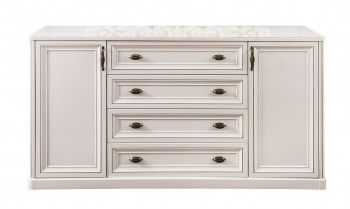 Комод Натали белый глянец (гостиная)