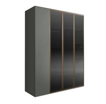 Шкаф 4-х дв. Bogemia Air (Серый/Золото) БМШ2/4(3)