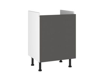 Стол под мойку СМ-60, Виста (600*520*870) Экокожа Серый, 26610