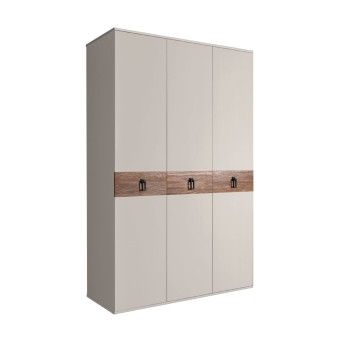 Шкаф 3-х дверный Bogemia Wood Fa (Шелк/Черный) БМШ2/3(Wo)