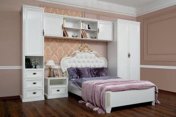 Спальня детская Натали белый глянец