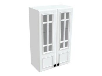 Шкаф со стеклом ШСТ-60, Бьянка (600*320*960) Белый, 21132