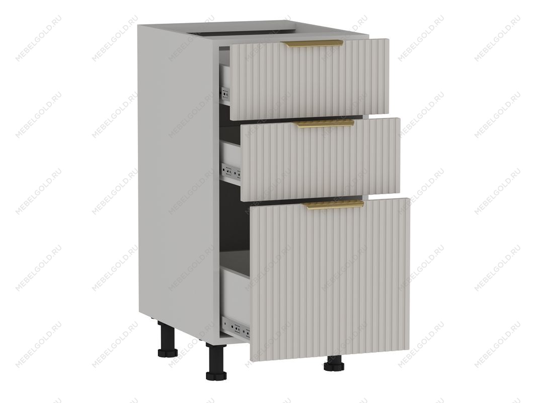 Стол с ящиками СЯ-40 (176/356), Монза (400*523*820) Экокожа Бежевый, 23116 | изображение 1