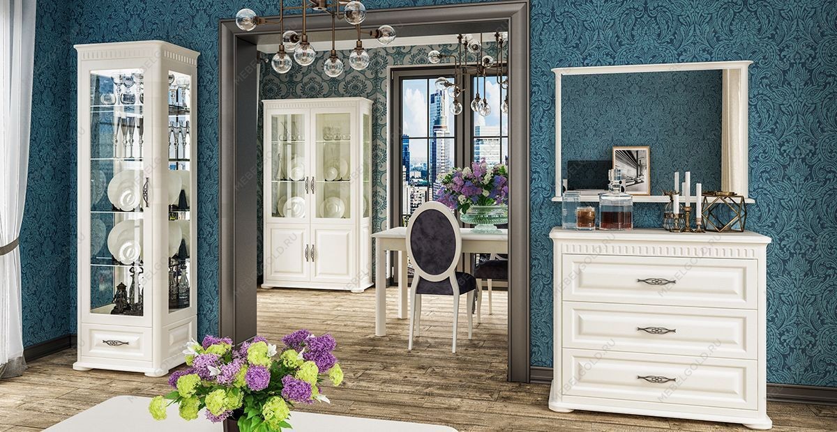 Гостиная Марсель (Крашенное дерево)