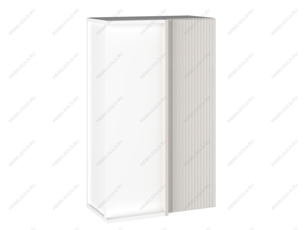 Шкаф 960 ШВП-60 правый, Виста (600*350*960) Экокожа Белый, 26319