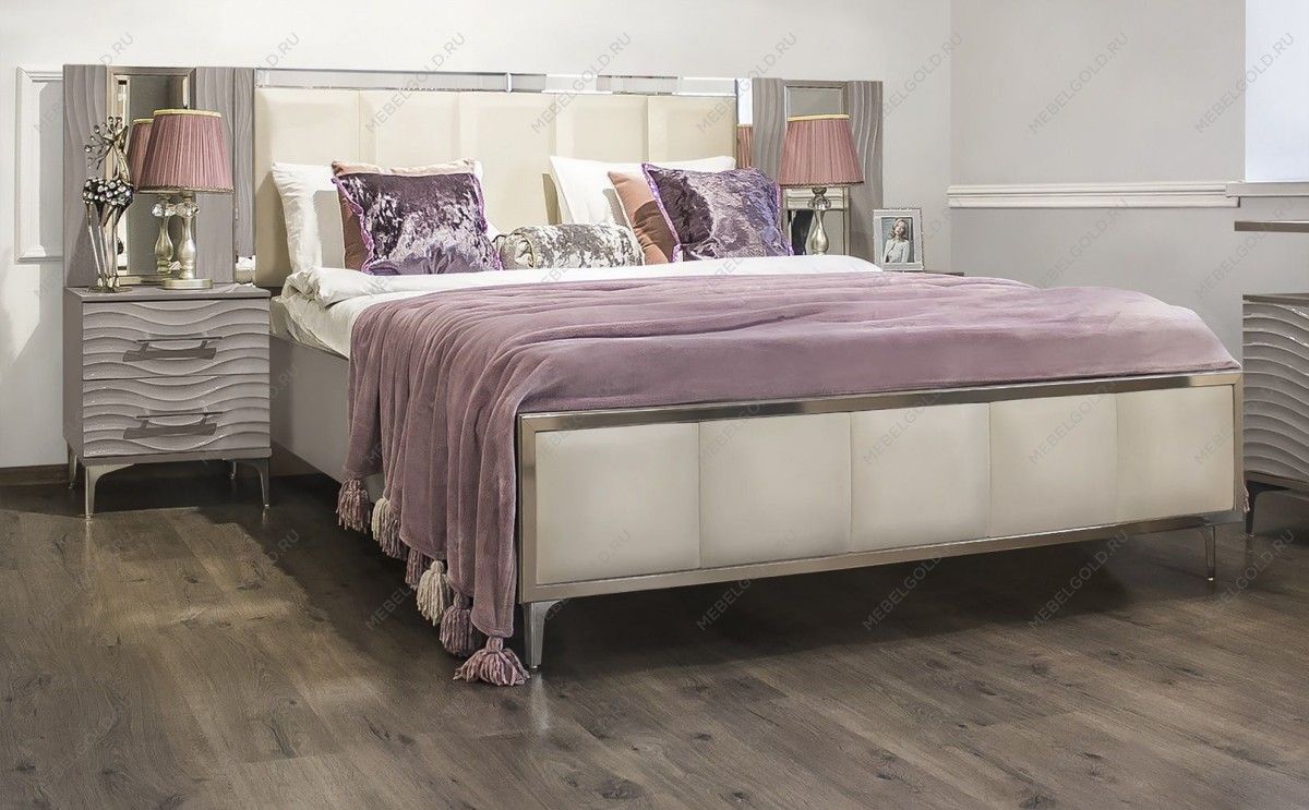 Тумба прикроватная Гравита (без зеркала) серый камень глянец | изображение 3