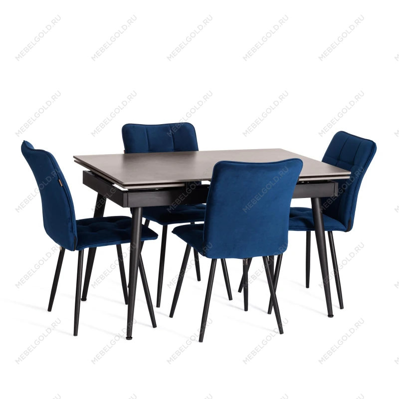 Стул обеденный Medeo, LT, велюр, Blue (синий), 45х56х89 см | изображение 9