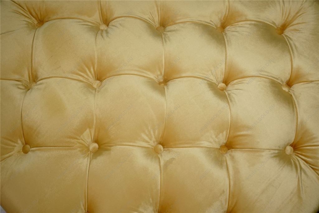 Пуф АУ-12 TOGAS (COL 09) велюр горчичный | изображение 1