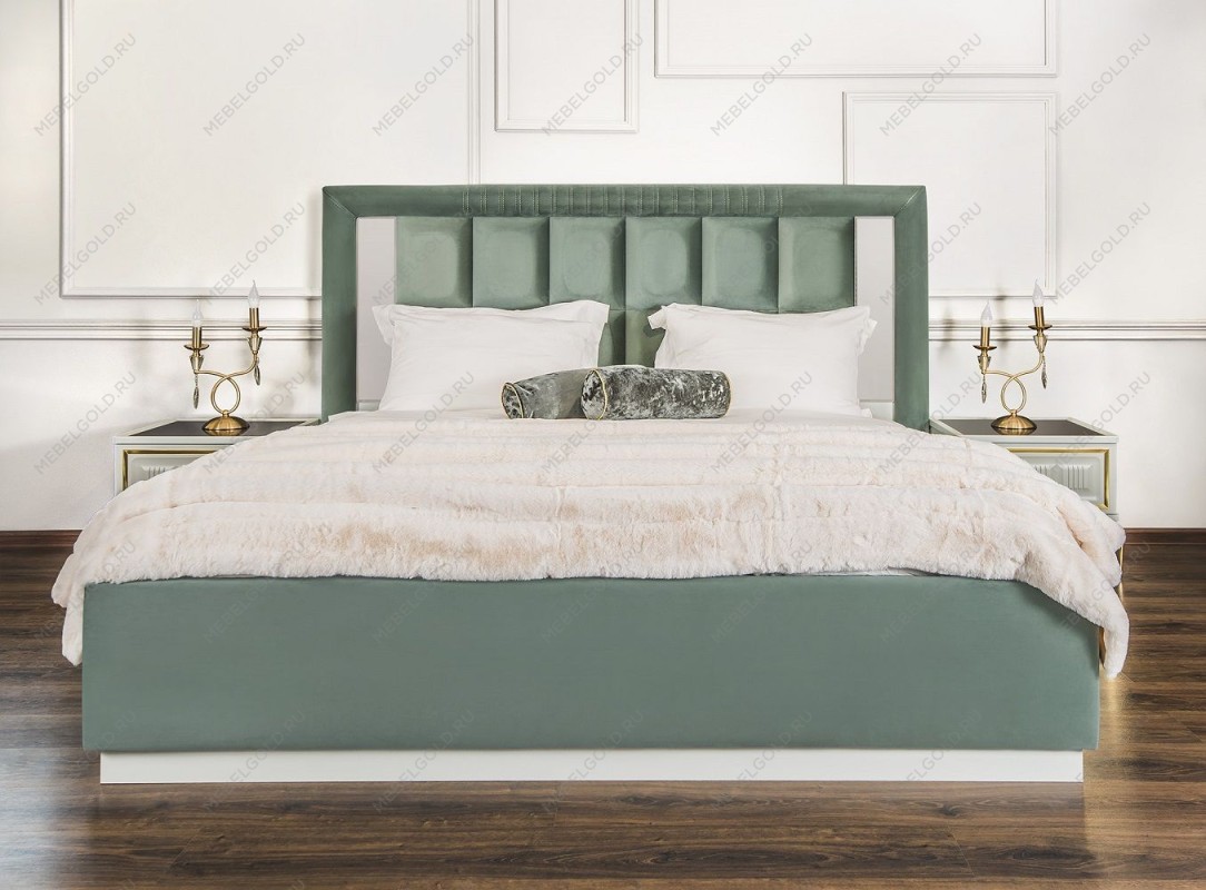 Кровать Замира 180x200 см оливковый | изображение 4