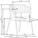 Стул кухонный Halmar K426 (темно-зеленый) | изображение 6