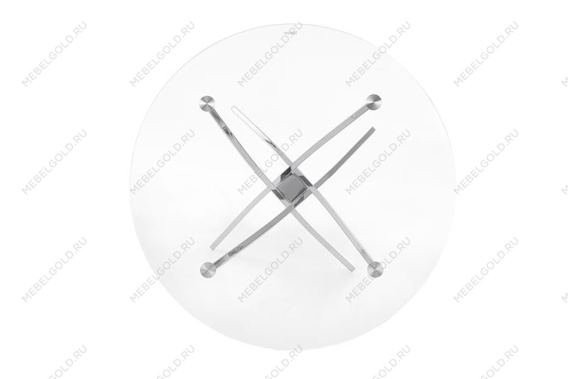 Стол обеденный Halmar RAYMOND (прозрачный/хром) | изображение 3