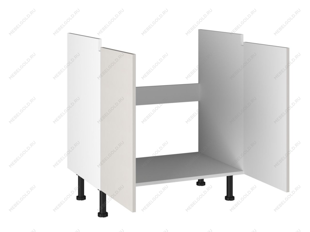 Стол под мойку СМ-80, Виста (800*520*870) Экокожа Белый, 26211 | изображение 1