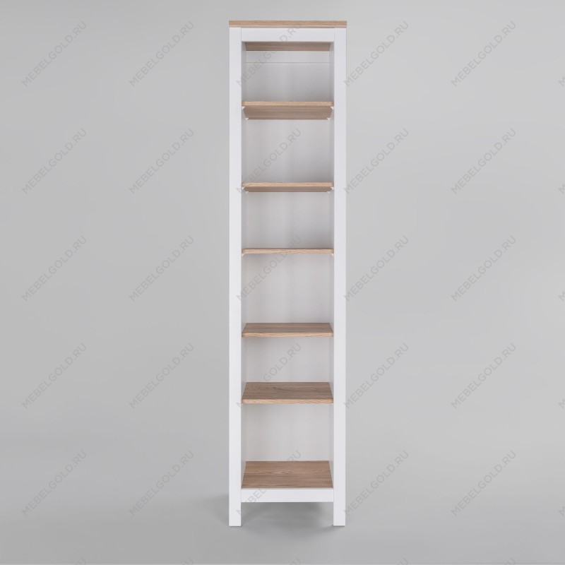 САГА стеллаж 50 белый/ясень | изображение 2