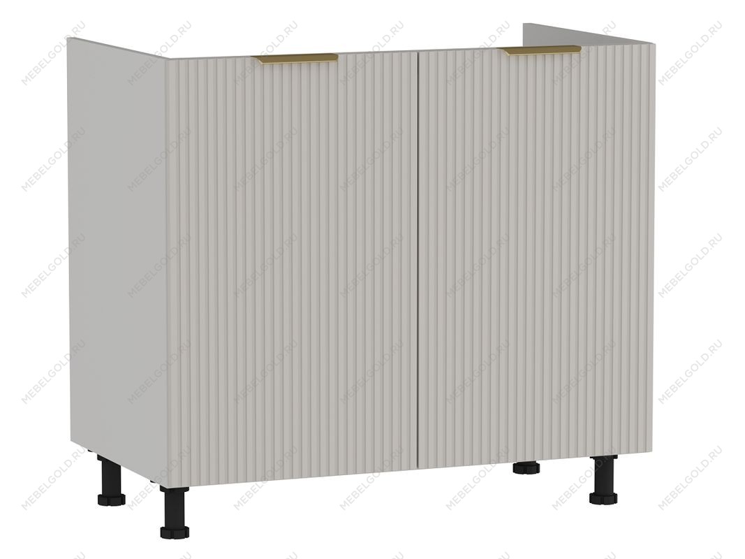 Стол под мойку СМ-90, Монза (900*520*820) Экокожа Бежевый, 23112