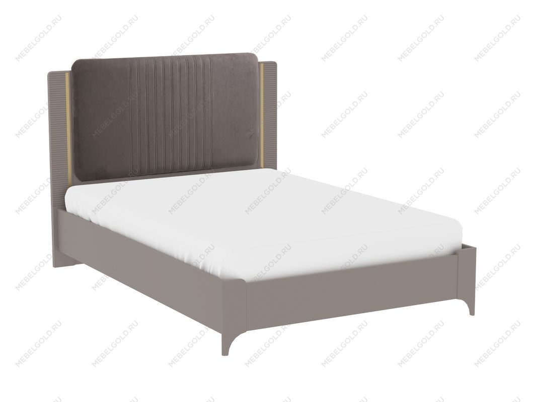 Кровать 1400 NEW (велюр) с подъемным механизмом, Сиде (1492*2082*1200) Мокко | изображение 1