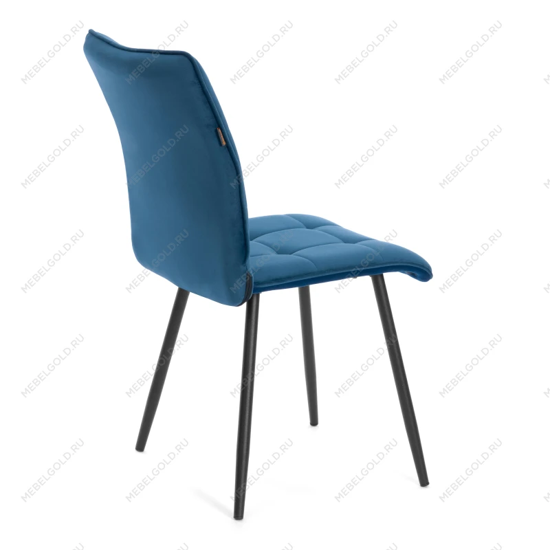 Стул обеденный Bari, LT, велюр, Dark blue (темно-синий), 41х55х89 см | изображение 2
