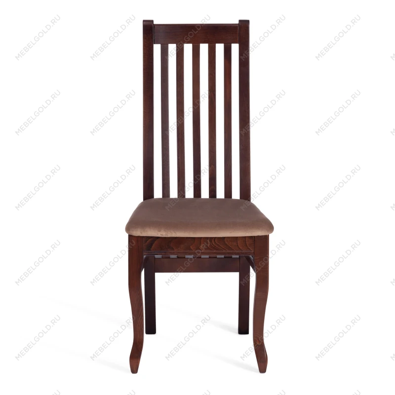 Стул DOLCE мягкое сидение, бук, 40х46х100см, Tobacco, велюр, Tenerife mocca | изображение 4