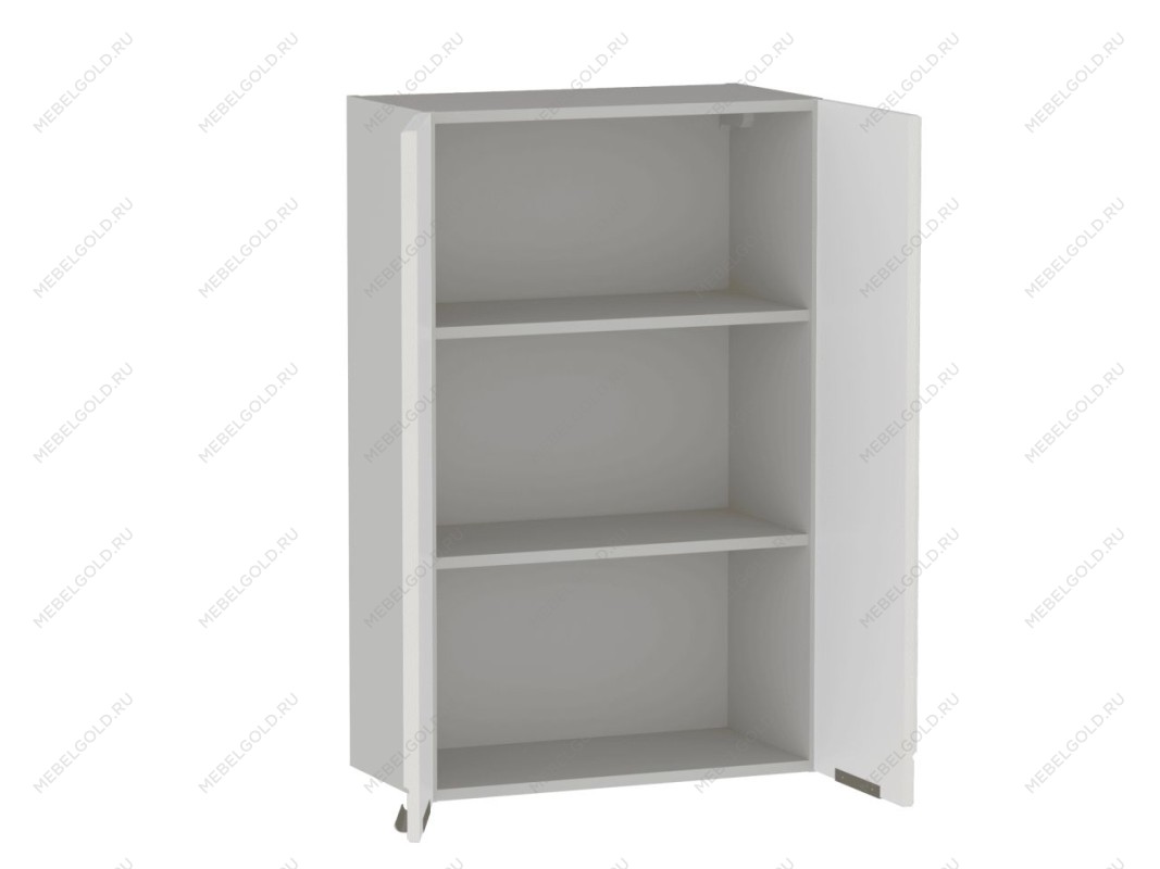 Шкаф 960 2-х дверный ШГ-60, Берта (600*321*960) Экокожа Белый, 25335 | изображение 1