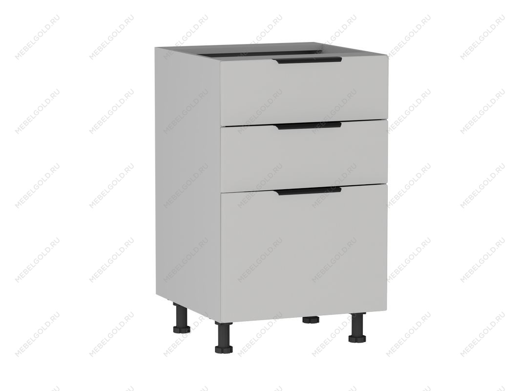 Стол с ящиками СЯ-50 (176/356), Ватель (500*523*820) Экокожа Белый, 23918