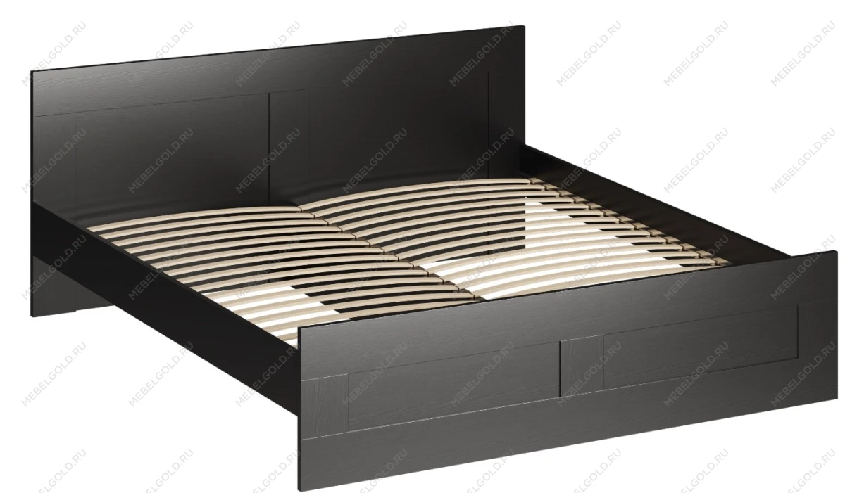 БРИМНЭС / СИРИУС кровать двойная ИКЕА / IKEA 180х200 Дуб Венге