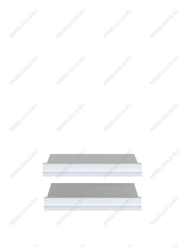 Комплект полок для обуви МОБИ (MOBI) POLB/50 (2 шт.) к шкафу REG/50, белый | изображение 2