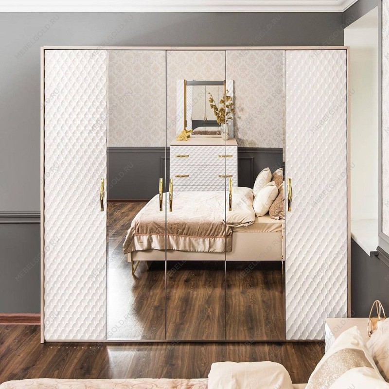 Комод Лара 3 ящика белый глянец | изображение 5