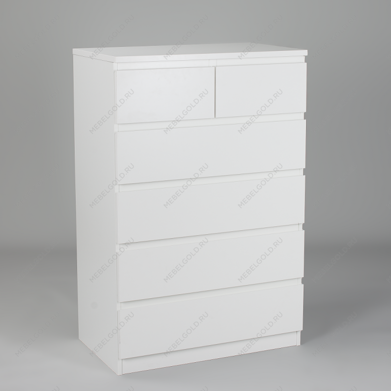 МАЛЬТА комод ИКЕА / IKEA 4+2 ящика 80х121 белый