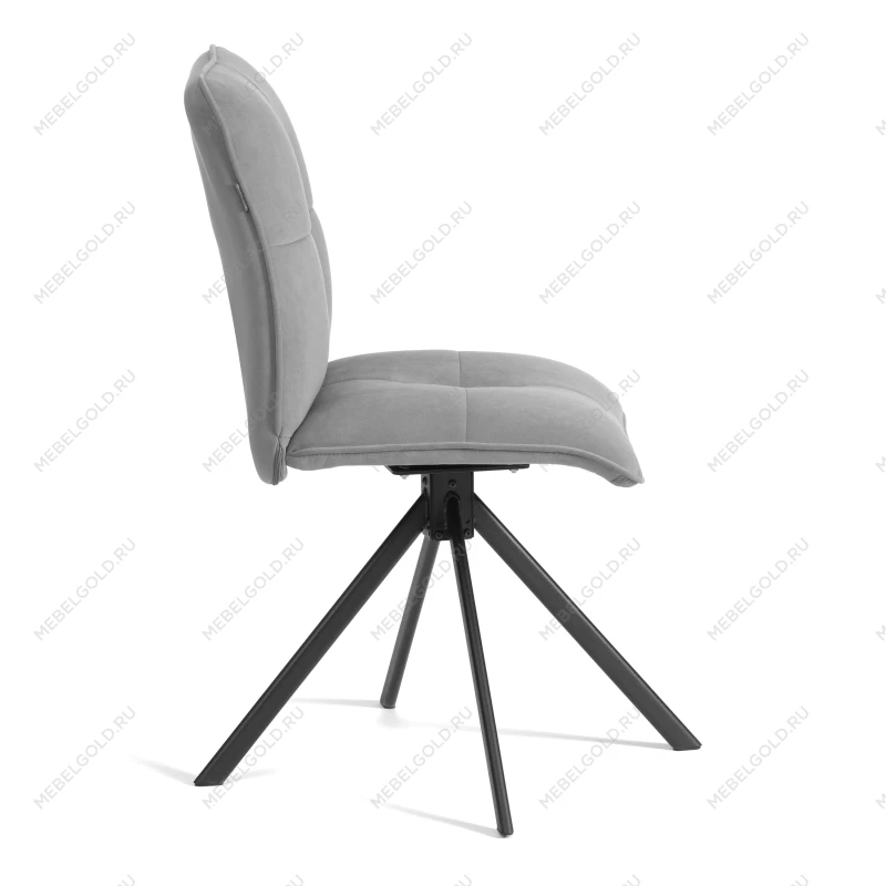Стул обеденный Sweet, поворотный механизм 360, велюр, серый, 29 | изображение 1