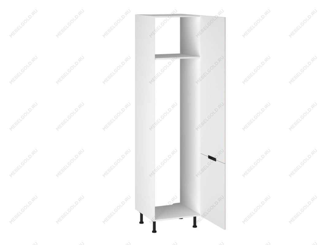 Шкаф-пенал 960 ПХ-60 бок правый МДФ, Виста (600*586*2456) Экокожа Белый, 26292 | изображение 1