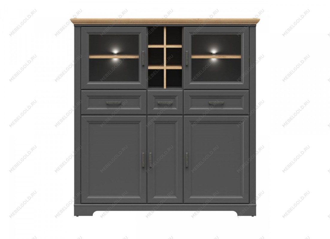 Шкаф Жасмин REG2W3D3S с подсветкой