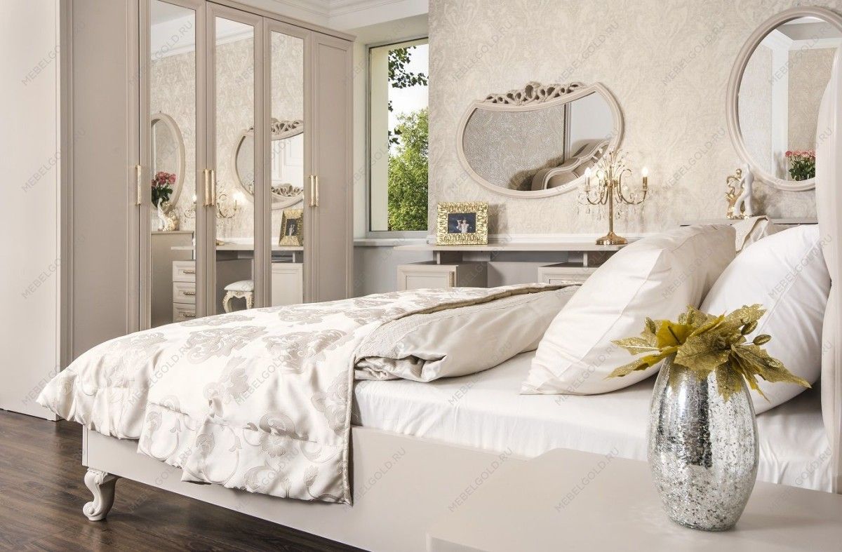 Зеркало Мокко ППУ для туалетного столика бежевый | изображение 3