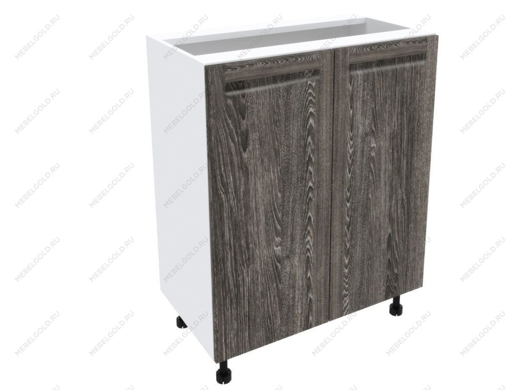 Стол 2-х дверный С-60, Грей (600*470*820) Шале Серебро, 21406