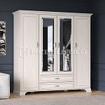 Шкаф 4-створчатый Тиффани 4D2S вудлайн кремовый | изображение 2