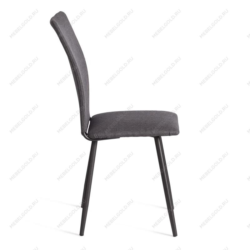 Стул обеденный La Rousse (2 шт. в упаковке), NEW, ткань рогожка, тёмно-серый, F68, 45х55х93 см | изображение 1